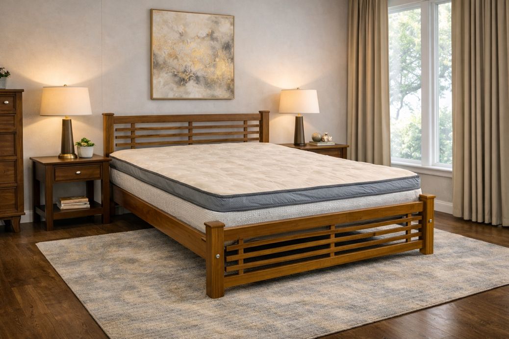 Wooden bed