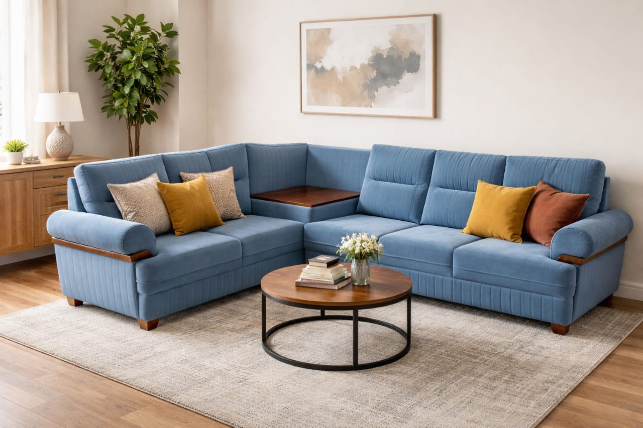 L CORNER SOFA SET