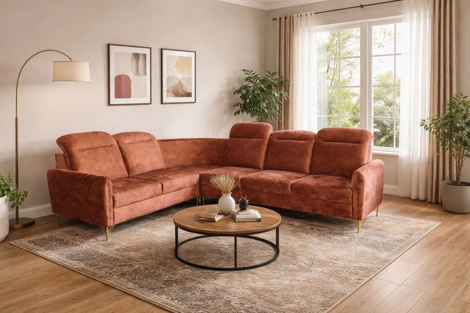 042 L CORNER SOFA